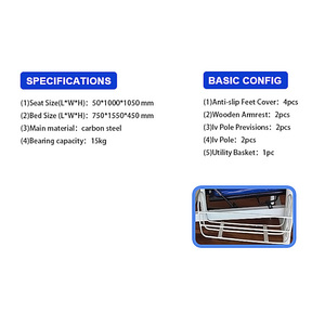 मैनुअल रक्त संग्रह कुर्सी, जो phlebotomy डायलिसिस चेयर कार्बन स्टील रक्त दान बिस्तर मोबाइल मेडिकल चेयर - Product Image 2