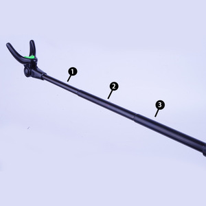 Fishing <b>Rod</b> Holder Rear Mounted Variable Diameter <b>Plastic</b> Telescopic <b>Rod</b> Accessory For Fishing <b>Rods</b> - Product Image 3