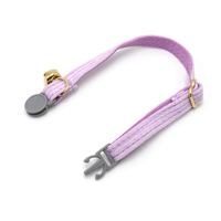 Collier de sécurité pour chat en velours côtelé avec clochette, collier réglable pour chat et chiot, boucle à dégagement rapide, logo personnalisé OEM ODM