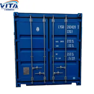 حاويات شحن مستعملة 20 قدمًا حاويات شحن فولاذية جافة 40 بوصة حاويات شحن جافة من الصين إلى الولايات المتحدة الأمريكية