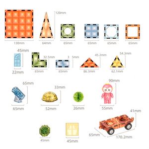 Zhorya Ensemble de blocs de construction Château 147 pièces, Jouet d'assemblage en forme de diamant pour enfants - Product Image 3