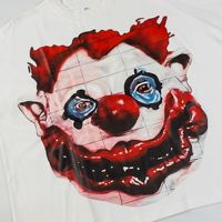 Haute qualité milliardaire hommes T-Shirt poids lourd plaine créateur de mode dessin animé Logo Streetwear courte longueur Clown imprimer