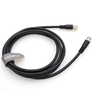 สายเคเบิลเซ็นเซอร์แอคทูเอเตอร์แบบมีรหัส Szrmcc M12 A แบบ 4 พิน ตัวผู้-ตัวเมีย สำหรับงานอุตสาหกรรม ป้องกันสภาพอากาศ พร้อมฉนวนป้องกัน - Product Image 5