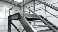 Escalier en structure métallique - Escaliers métalliques préfabriqués pour applications industrielles, commerciales et d'évacuation en cas d'incendie