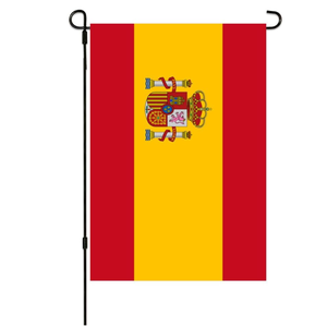 Bandera de Jardín de <span class=keywords><strong>España</strong></span> 12x18, Banderas Pequeñas de Jardín Españolas para Patio, Terraza, Porche, Día de la Independencia, Festival Patriótico - Product Image 1