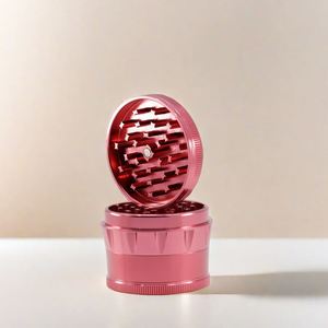 เครื่องบดสมุนไพรแบบใหม่ ปี 2024 ขนาด 63 มม. อุปกรณ์สูบบุหรี่ บดสมุนไพร บดยาสูบ  โลโก้สั่งทำได้  วัสดุอะลูมิเนียม - Product Image 1