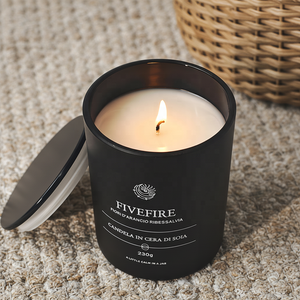 <span class=keywords><strong>Bougie</strong></span> parfumée artisanale en cire de soja blanche, dans un bocal en verre non toxique, avec logo personnalisé, pour la décoration de la maison, idéale pour la fête <span class=keywords><strong>des</strong></span> mères et Noël. - Product Image 3