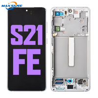 Écran Super AMOLED pour téléphone mobile Samsung S21/S21 FE/S21 PLUS/S21 ULTRA Remplacement d'écran LCD Tactile Digitizer Assemblage