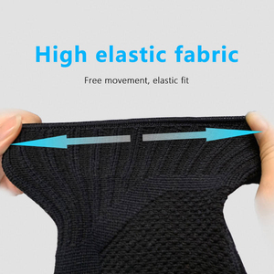 MKAS supporto <span class=keywords><strong>a</strong></span> compressione lavorato <span class=keywords><strong>a</strong></span> maglia protezione traspirante calzini di supporto per caviglia tutore per uomo Wrap per cavigliera sportiva - Product Image 3