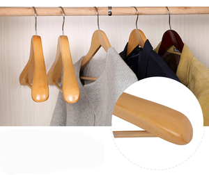Premium Qualité Cintres En Bois-couleur Rétro-<span class=keywords><strong>Costume</strong></span>-Cintres-Lot de rétro en bois cintres (Lot de 6) - Product Image 5