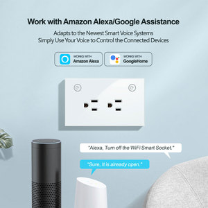 2025 nuovo sistema di automazione domestica versione noi Tuya Smart Wifi presa 2CH WiFi Smart presa a muro PST-SM-PW801 - Product Image 3
