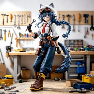 Figurine de collection personnalisée en résine ABS et PVC écologique, style sorcière fantastique, <span class=keywords><strong>pour</strong></span> fans d'anime et collectionneurs de jouets - Vente en gros - Product Image 2
