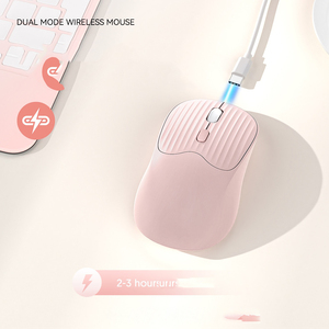 customized logo abs dual mode office optical rechargeable wireless <b>computer</b> wireless <b>mouse</b> <b>for</b> laptop ipad 11 pro - Product Image 4