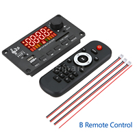 Amplificateur 2*50W Bluetooth 5.0 12V 100W, carte décodeur MP3, enregistrement d'appels, module audio musical sans fil, USB, TF, AUX, radio FM pour voiture