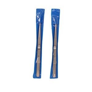 Pince à bijoux avec texture antidérapante, pointes droites et courbées en acier inoxydable avec boucle de verrouillage, vernis à ongles antidérapant - Product Image 1