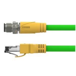 Conector Marvtech de Doble Protección Ethernet Profinet <span class=keywords><strong>M12</strong></span> Código D Macho a <span class=keywords><strong>RJ45</strong></span> Sobremoldeado - Product Image 2