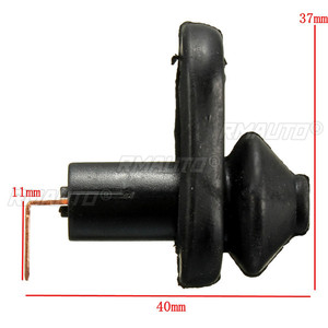 Universal Car Vehicle Interior <b>Door</b> Courtesy <b>Light</b> Lamp <b>Switch</b> Button Part Black - Product Image 2