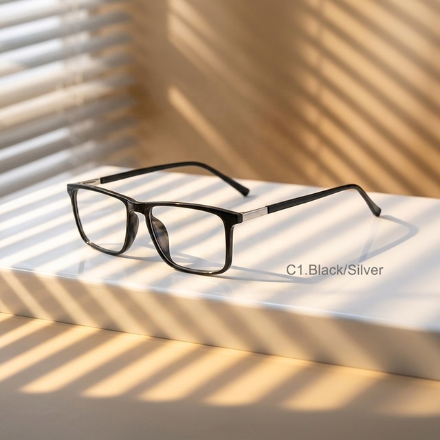 Danyang Factory Fashionable Eyeglasses Unisex Eyewear with Optical Lens Full Rim TR90 Optical Eyeglasses