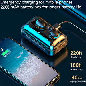 หูฟังไร้สาย TWS LED,หูฟังไร้สายสเตอริโอเบสลึกหูฟังกันน้ำพร้อมไมค์ - Product Image 5