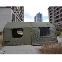 Tente de fête gonflable MT-C020, imperméable, portable, pour toutes les saisons, utilisation en extérieur, 6,3 m², une chambre, un salon, 8-12 personnes