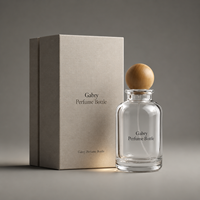 Fabricant OEM personnalisé, flacon de parfum cylindrique de 30 ml, 100 ml, flacon de parfum de 50 ml avec boîte, 3,4 FL.OZ. Flacon d'Eau de Parfum