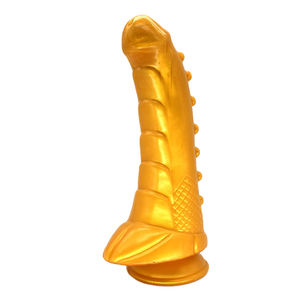 FAAK Masturbador Erótico de Silicona para Adultos, 24*7.2cm, Dorado, Modelo 2021, Simulación de Pene, Masaje de Espalda, Tapón Anal, Juguetes Sexuales para Parejas - Product Image 1