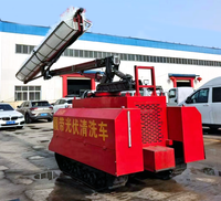 Véhicule de nettoyage photovoltaïque professionnel de 2 m³ avec brosse roulante et système d'équilibrage automatique pour tracteurs