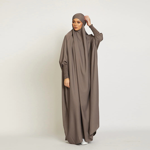 <span class=keywords><strong>Abaya</strong></span> de prière musulmane avec hijab Vêtements islamiques Jilbab Robe musulmane en gros Long Jilbab Modeste Khimar Hijab <span class=keywords><strong>Abaya</strong></span> - Product Image 6