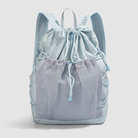 Sac à dos de sport décontracté personnalisé WOEN pour l'extérieur, avec cadre externe, courbe physiologique du dos, étanche, fermeture ouverte, en polyester