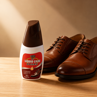 Restaurador de Color Desgastado 75ml, Betún para Zapatos de Cuero Black Bull, Fácil de Limpiar, Recupera el Color Original del Cuero Desgastado