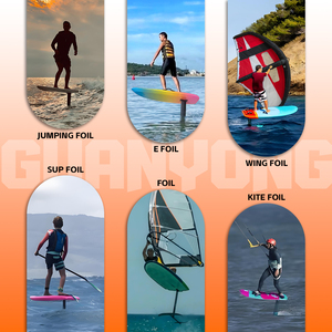 GY1700 Tabla de Surf Electrónica con Mástil de Carbono, Ala de Efoil para Principiantes, Deportes Acuáticos, Kitesurf, Wingfoil, Hydrofoil - Product Image 3