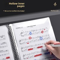Carpeta para Partituras A4, Diseño Simple, Impermeable, Plegable, con Bolsillos para Partituras de Piano, Multifuncional, para Estudiantes, Venta al Por Mayor