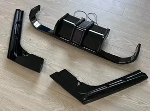 Pour BMW Série 3 F30 Modifiée M3 2012-2018 : Diffuseur de pare-chocs arrière, Lame de protection inférieure, Spoiler, Kit carrosserie arrière, Tuning - Product Image 2