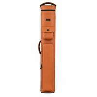 Échantillon réel PELOVE Pro-Series 4B8S Sac à dos pour queue de billard en cuir imperméable avec étui 12 trous pour clubs de billard aux États-Unis et en Europe