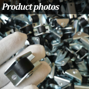 0,5 Zoll Mini <span class=keywords><strong>Caster</strong></span> Universal PP Führungs rad Möbel Schublade Kleine Lenk rolle Rolle verdeckt - Product Image 3