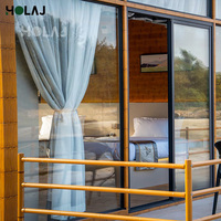 Villa mobile de luxe en aluminium modulaire robuste, préfabriquée, pour hôtels, tentes, chambres, salons, idéale pour les centres de villégiature