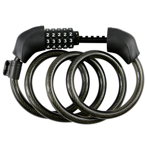 <span class=keywords><strong>Antivol</strong></span> de vélo léger et robuste avec noyau en acier tressé et gaine de protection colorée au toucher doux - Product Image 1