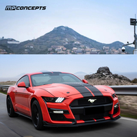 Kit carrosserie large style GT500 MP Concepts, pare-chocs avant, garde-boue en aluminium, capot en aluminium pour Ford Mustang, état neuf, 2015 à 2023