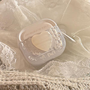 Étui pour écouteurs AirPods Pro 2 avec nœud papillon blanc Fritillaria, housse pour écouteurs sans fil 4e génération, cordon élégant - Product Image 4