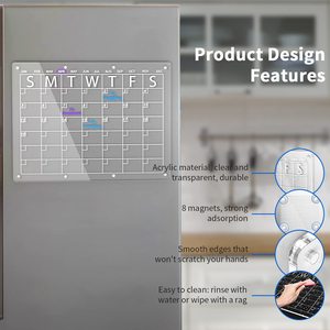 Dry Erase Magnetic Fridge Whiteboard <b>Calendar</b> - Product Image 6