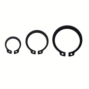 OEM XingXin Acier inoxydable SS304 SS316 Type C Finition lisse Haute qualité Norme DIN 46 Anneaux de retenue à pression - Product Image 1