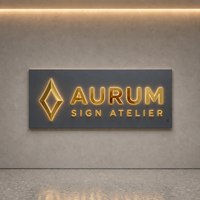 Enseigne lumineuse LED personnalisée, signalétique en acrylique rétroéclairée 3D pour salon de beauté, logo mural