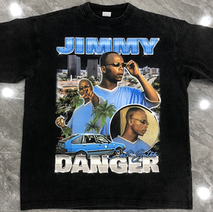 T-Shirt da <span class=keywords><strong>Uomo</strong></span> Oversize in Cotone Pesante con Logo Personalizzato, Stampa di Alta Qualità, Lavaggio Acido <span class=keywords><strong>Marrone</strong></span> - Product Image 6