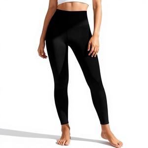Women Activewear Yoga Pants High Waist Leggings Breathable Knitted Scrunch Butt Gym Workout Anti <b>Slip</b> Stretch Sportswear OEM ODM - Product Image 1