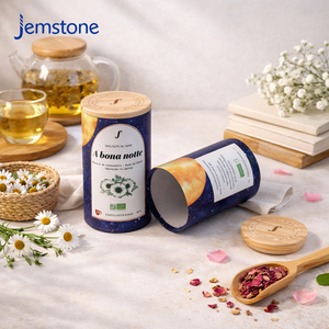 Envase de Cartón Kraft de Alta Calidad, Reciclable, con Buen Sellado, Apto para Alimentos, para Galletas, Té, Café, Cilindro de Papel, Tubo de Papel - Product Image 3