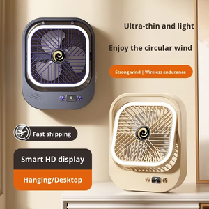 Ventilador Portátil Recarregável 2025, Ventilador de Mesa com Suporte, Ventilador Mini de Bolso com Luz Noturna para Dormitório - Product Image 2