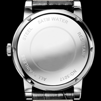Montres automatiques en acier pour hommes, de style professionnel, avec calendrier et petite seconde, conçues et produites en usine pour la marque des clients