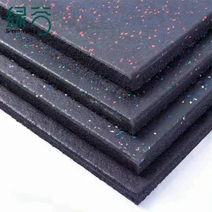 Piso de Goma Antideslizante de 15 mm de Alta Calidad <span class=keywords><strong>para</strong></span> Gimnasio, <span class=keywords><strong>Crossfit</strong></span> y Fitness - Product Image 3