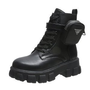 Botas Cortas de Plataforma con Cordones y Punta Redonda, Modelo 2026, Talla Grande, para <span class=keywords><strong>Mujer</strong></span>, Estilo Británico, Botas <span class=keywords><strong>Martens</strong></span> Modernas para <span class=keywords><strong>Mujer</strong></span> - Product Image 2