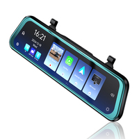 9.66 pouces Android dashcam double enregistreur avant et arrière 4K image inversée mobile internet streaming miroir dashcam voiture pour voiture